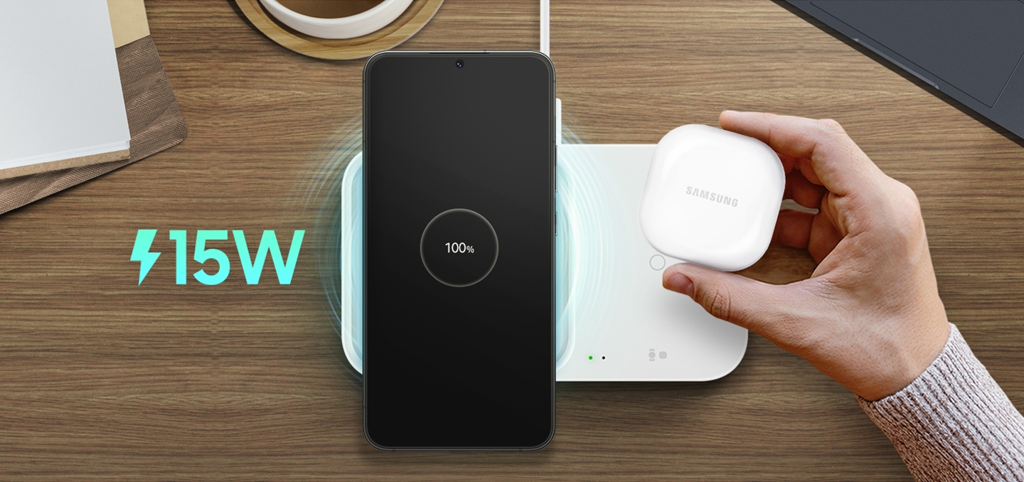 Charge fast with Super Fast Wireless Charging