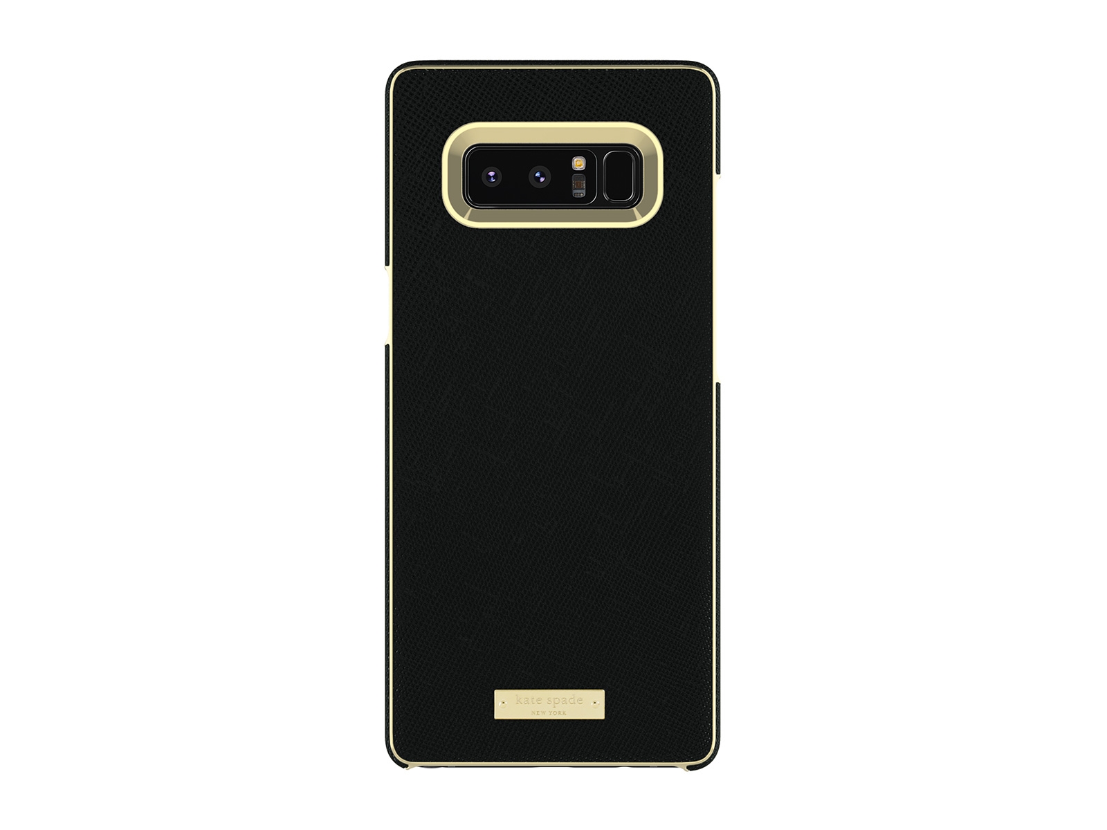 kate spade note8 Inlay Wrap case, Black Saffiano Mobile Accessories -  KSSA-040-SBLK | Samsung US