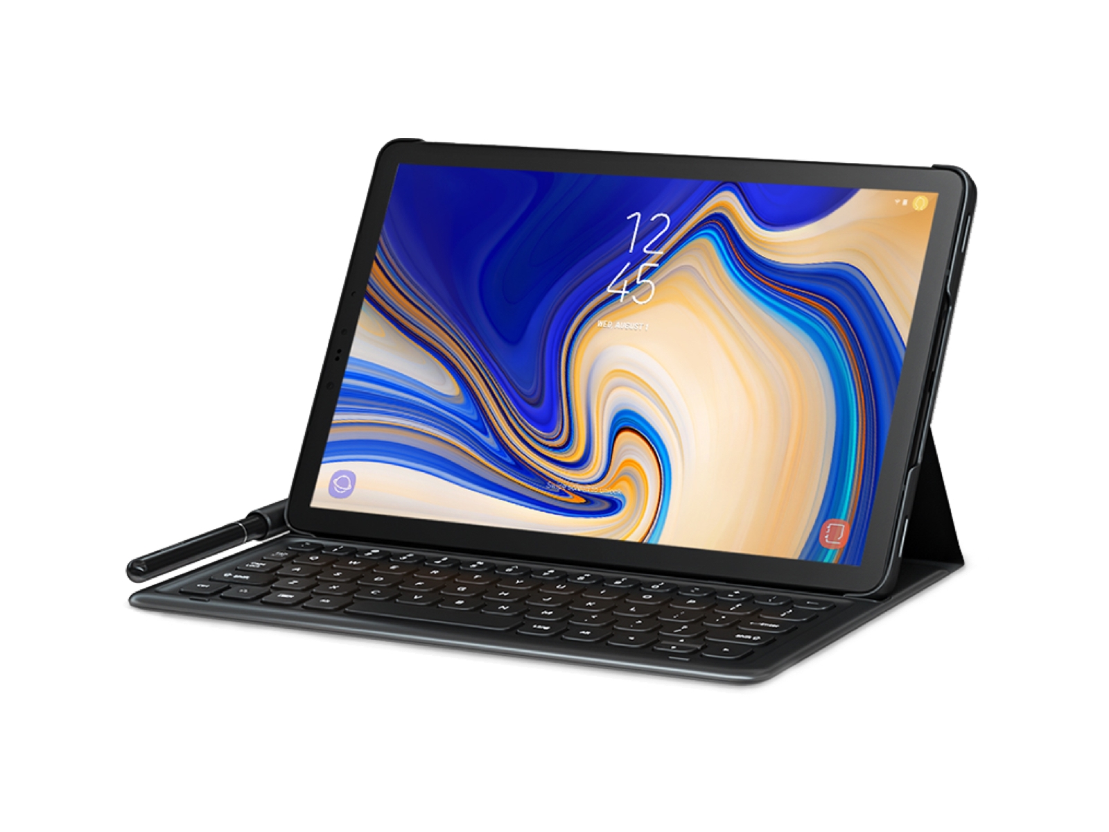 gevolgtrekking uitvoeren Supermarkt Galaxy Tab S4 Book Cover Keyboard Mobile Accessories - EJ-FT830UBEGUJ |  Samsung US