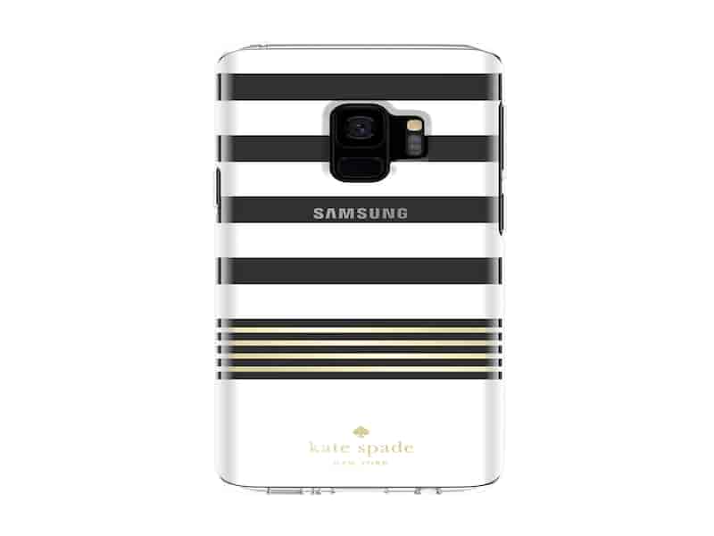 Kate Spade Protective Hardshell Case for Galaxy S9, Stripe 2