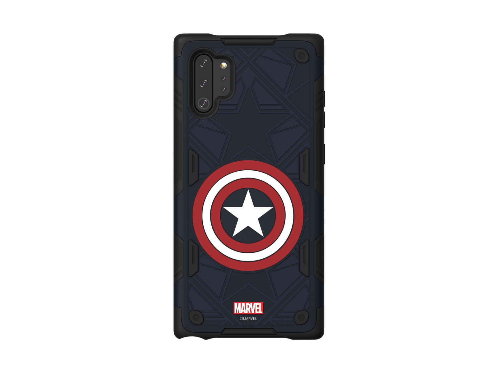 Funda para Samsung Galaxy S20 Plus Oficial de Marvel Capitán América Escudo  Transparente - Marvel