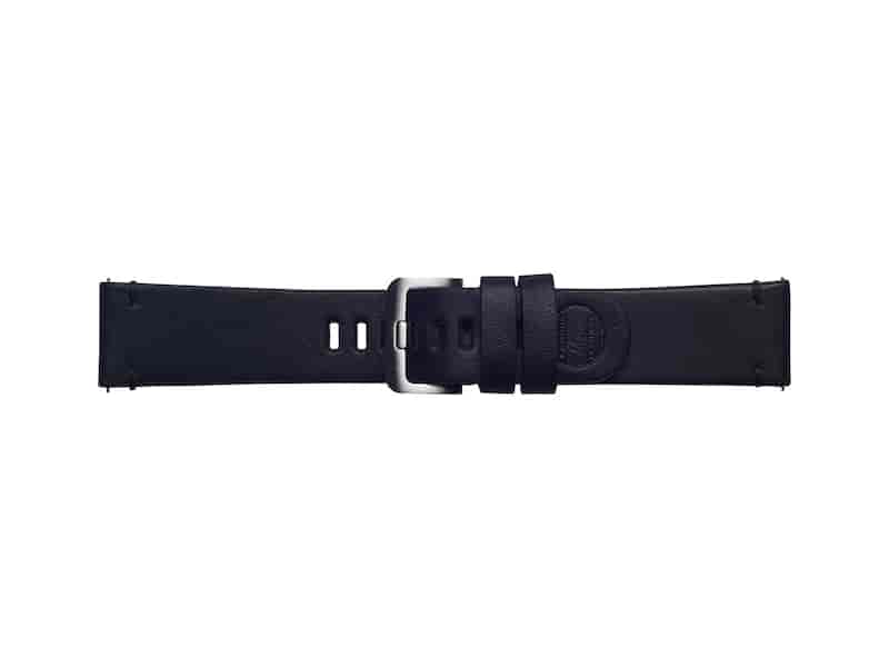 Essex Leather Band (22mm) Black