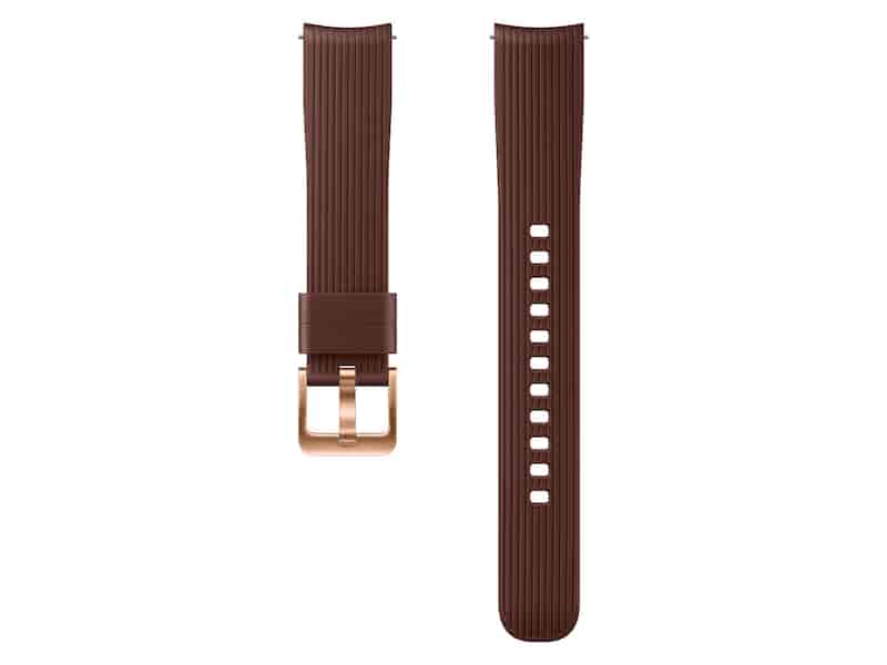 Silicone Band for Galaxy Watch 42mm, Brown