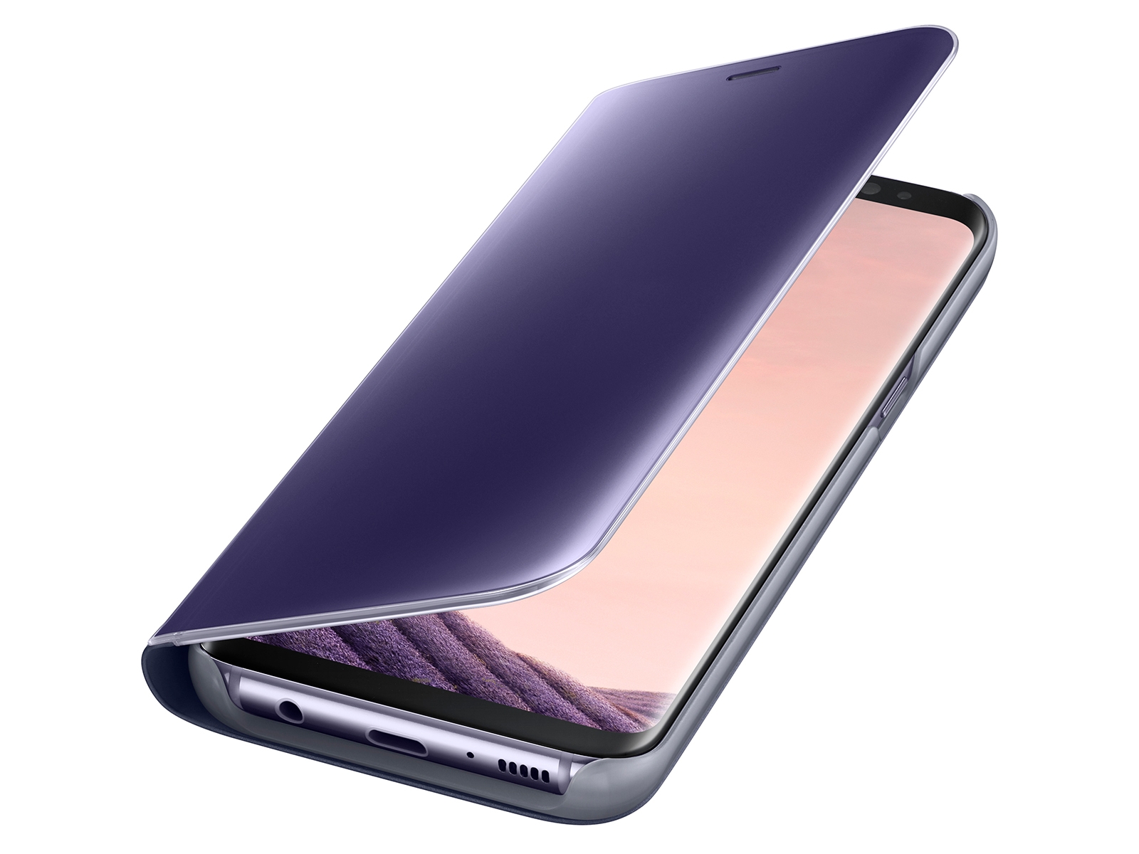 Thumbnail image of Galaxy S8 S-View Flip Cover, Orchid Gray