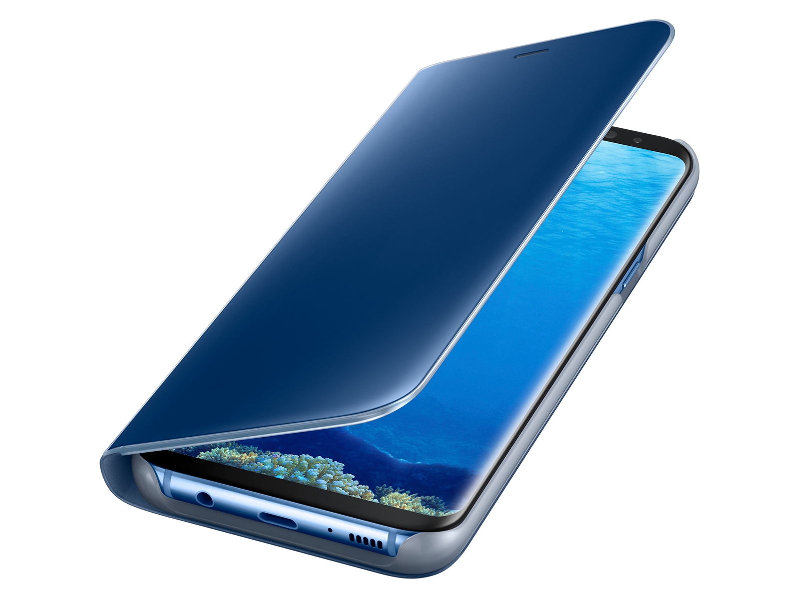 Galaxy S8+S-View Flip Cover, Blue - EF-ZG955CLEGUS | Samsung US