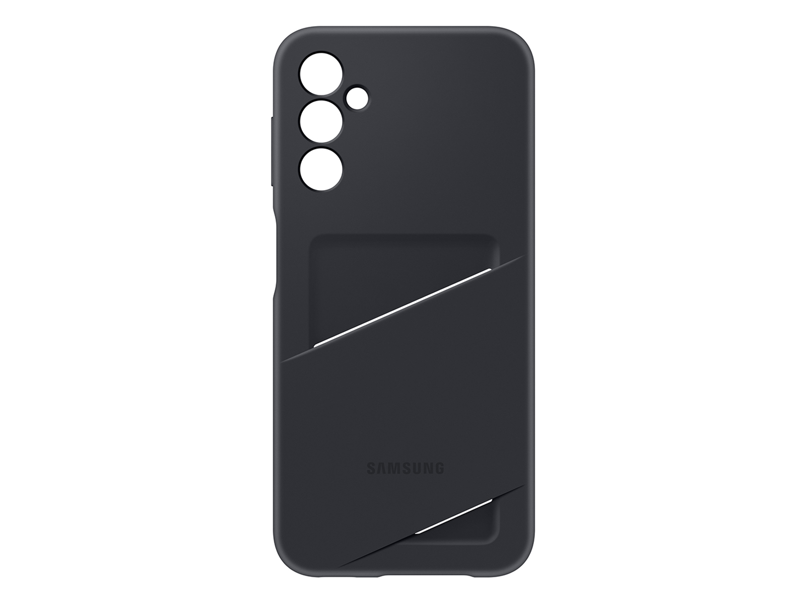 Funda con ranura para tarjeta Galaxy A14 5G, accesorios móviles negros | Samsung EE.UU