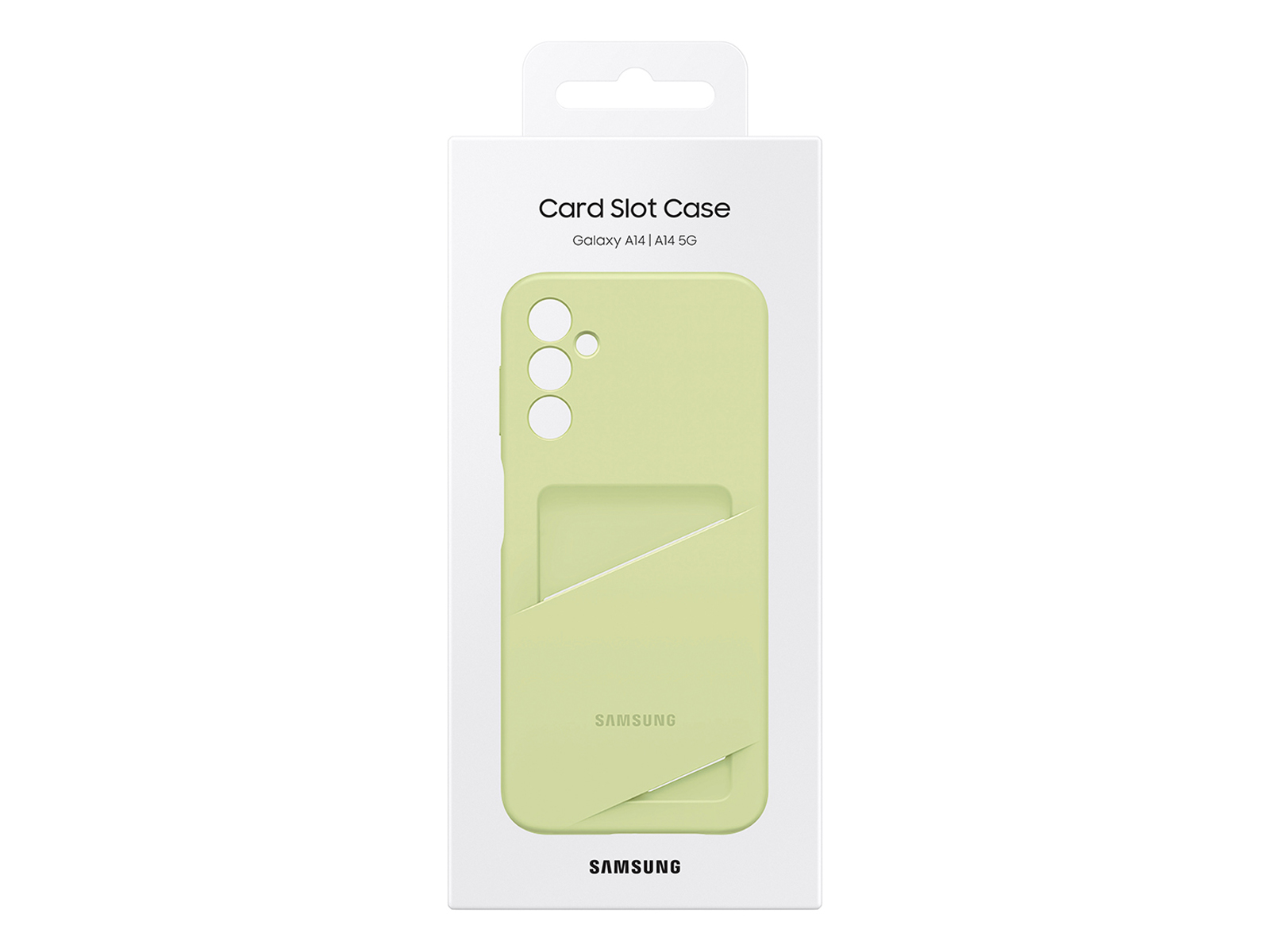 Samsung Galaxy A14 5G MagSafe Case with RFID Blocking Card Holder Black