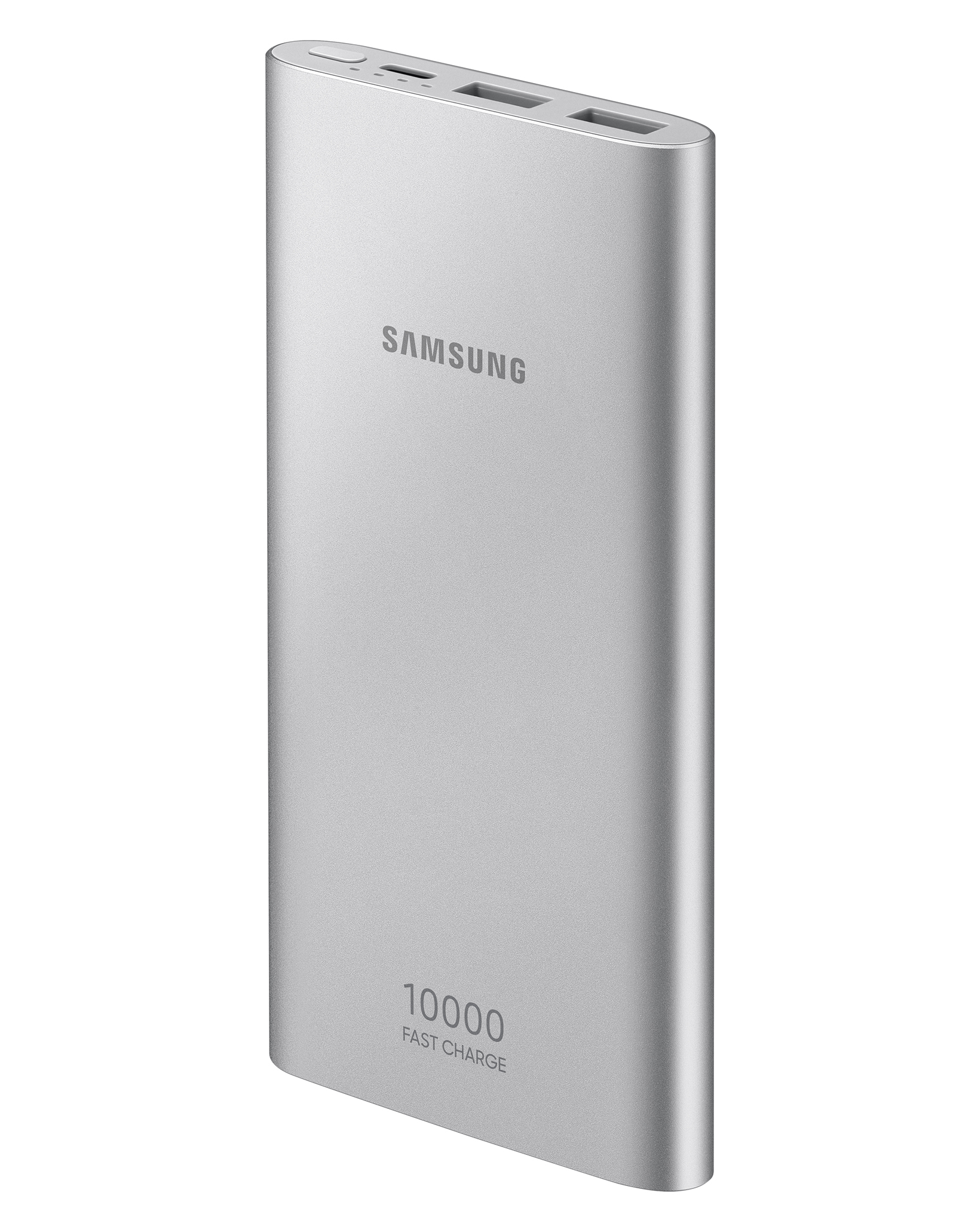 Thumbnail image of 10,000 mAh Portable Battery with USB-C Cable, Silver
