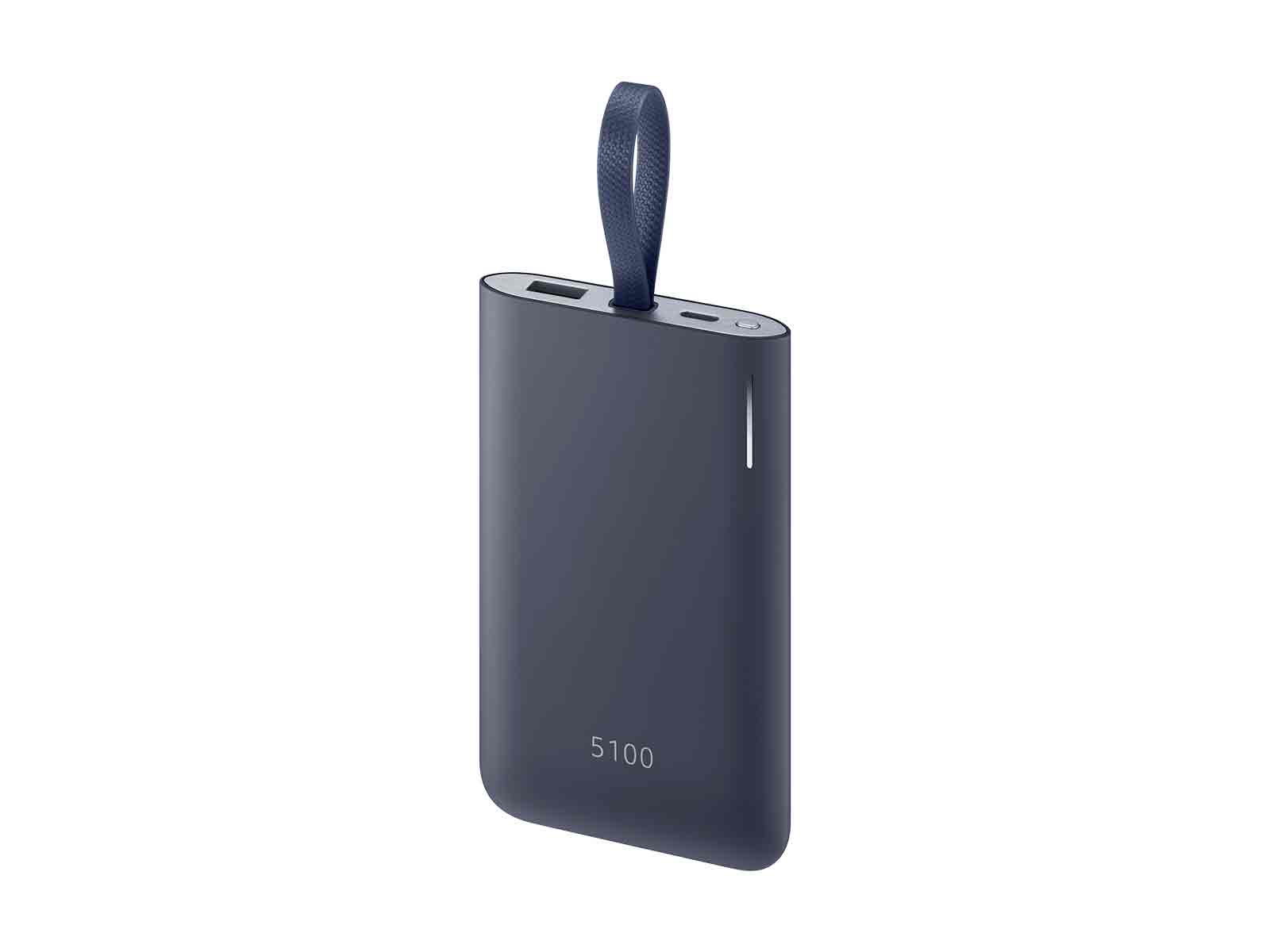 Thumbnail image of 5100 mAH Fast Charge Portable Battery Pack, Navy