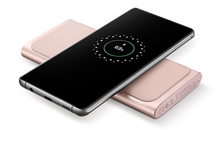 pasos disfraz auricular Cargador inalámbrico, batería portátil, accesorios rosa para móviles -  EB-U1200CPELUS | Samsung ES
