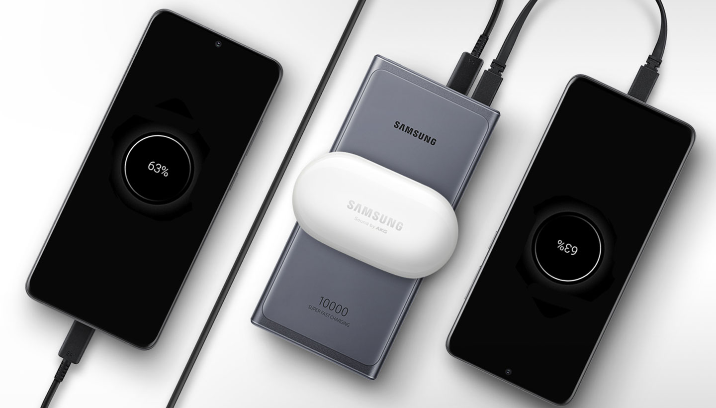 Samsung EB-U3300XJEGEU Batterie Externe 10,000 mAh, Type-C in&Out Port x2  EA, Super Fast Charging 25 W Gris : : High-tech