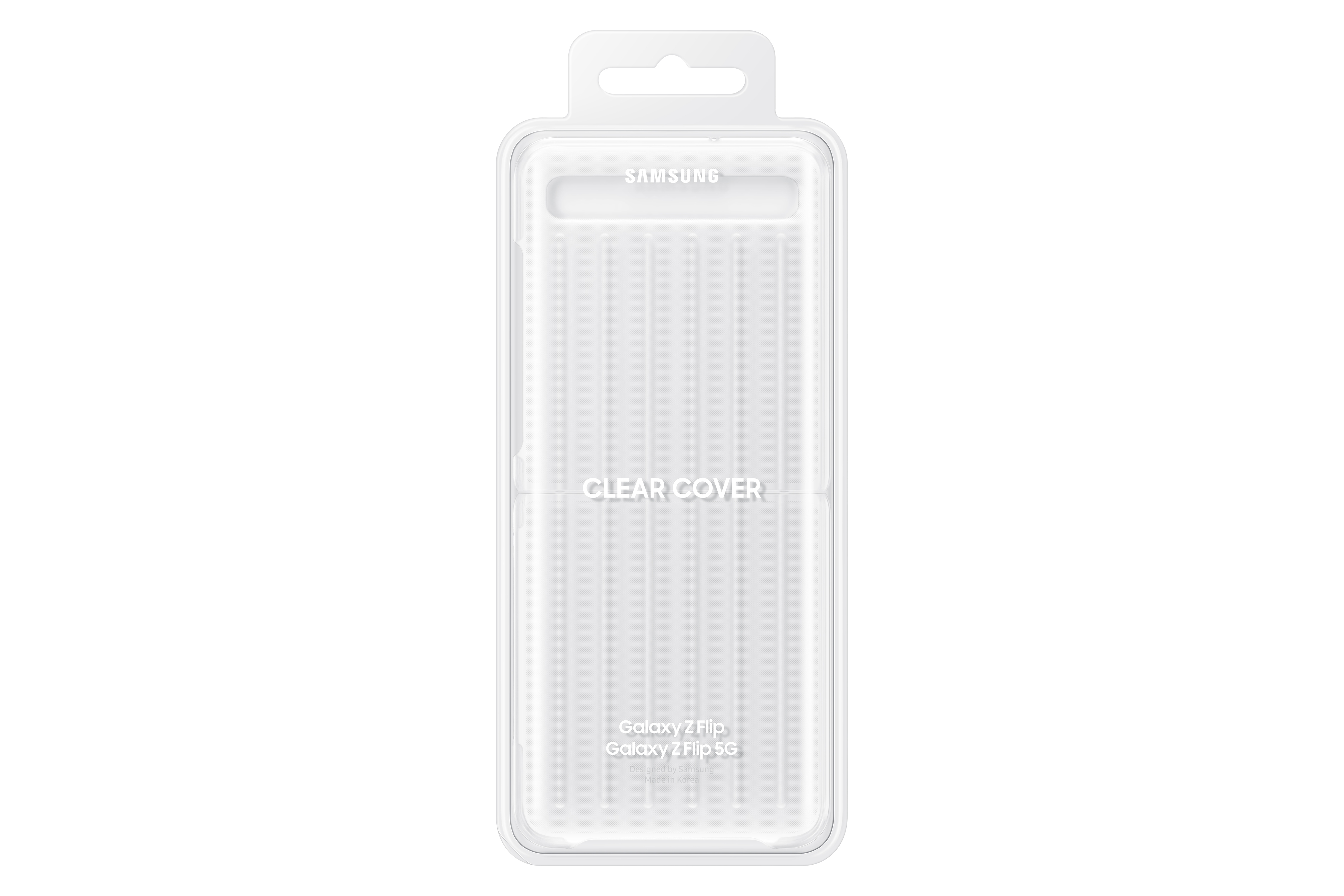 Gray Louis Vuitton Logo Samsung Galaxy Z Flip 5 Clear Case