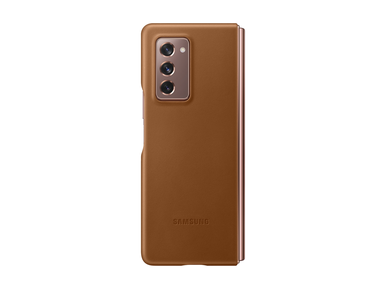 Thumbnail image of Galaxy Z Fold2 5G Leather Cover, Brown