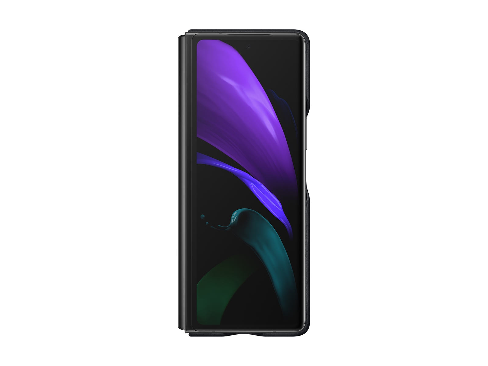 Thumbnail image of Galaxy Z Fold2 5G Leather Cover, Black