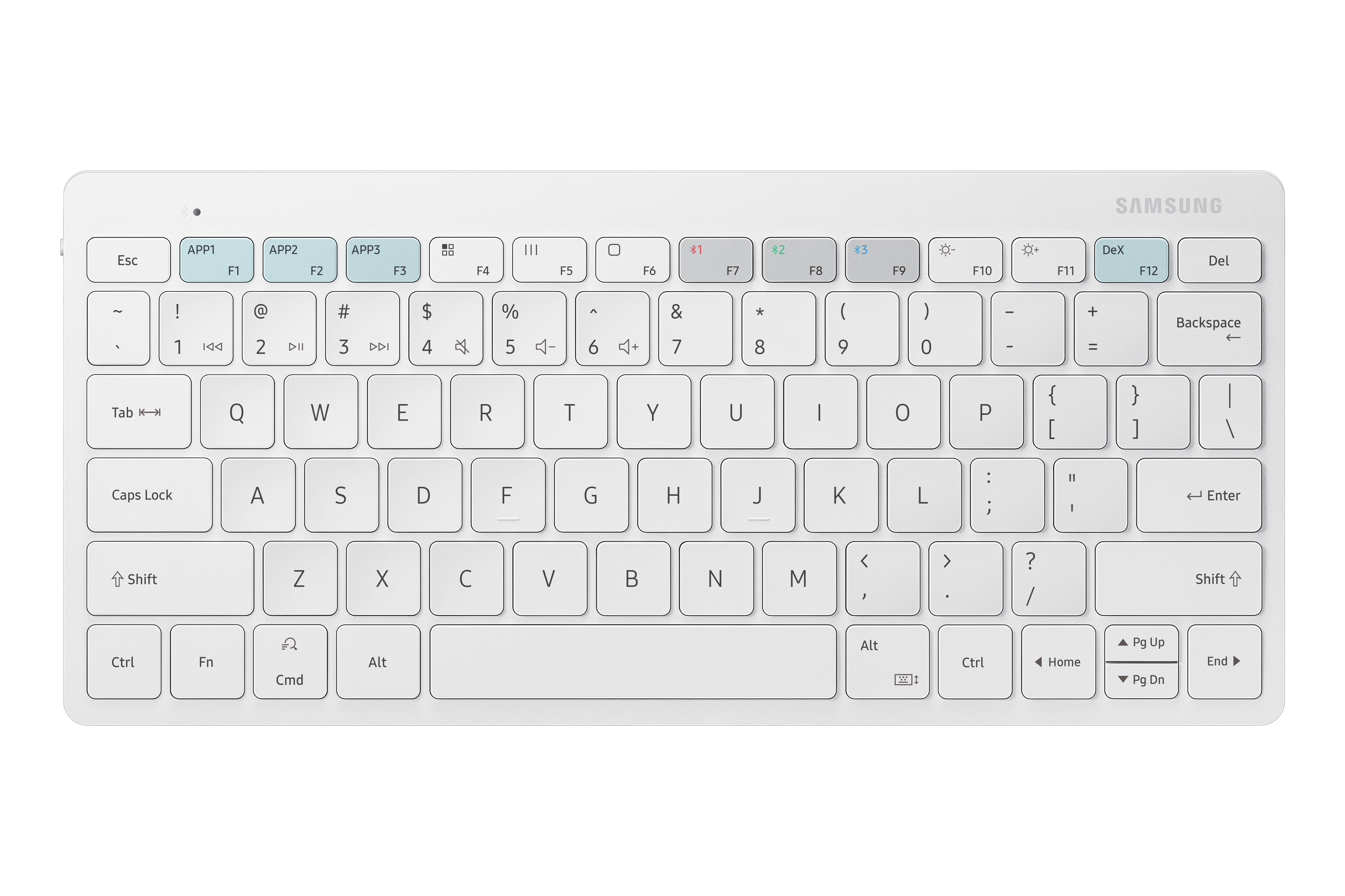 Smart Keyboard Trio 500, EJ-B3400UWEGUS White US Samsung Accessories - | Mobile