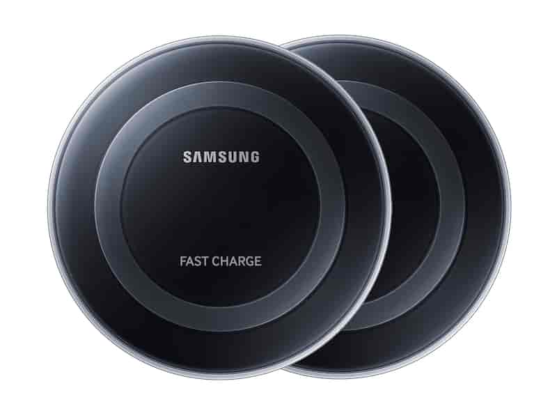 Fast Charge Wireless Charging Pad (2-Pack), Black
