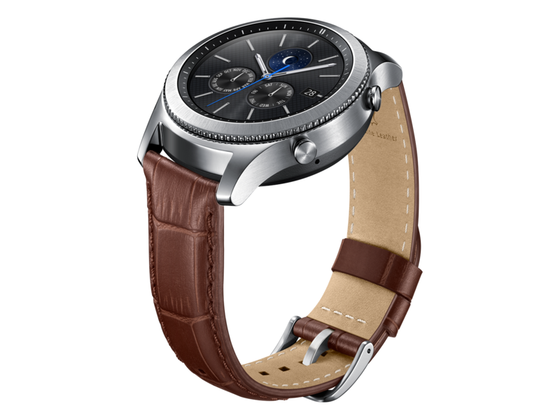 Gear S3 Alligator Grain Leather Band - Brown