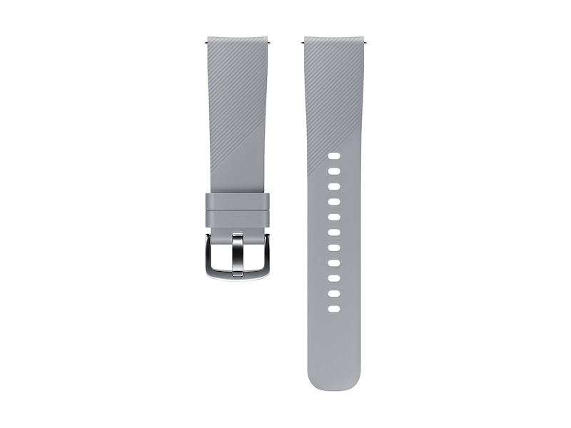 Silicone Band (20mm) Gray Mobile Accessories - ET-YSN60MJEGUS | Samsung US