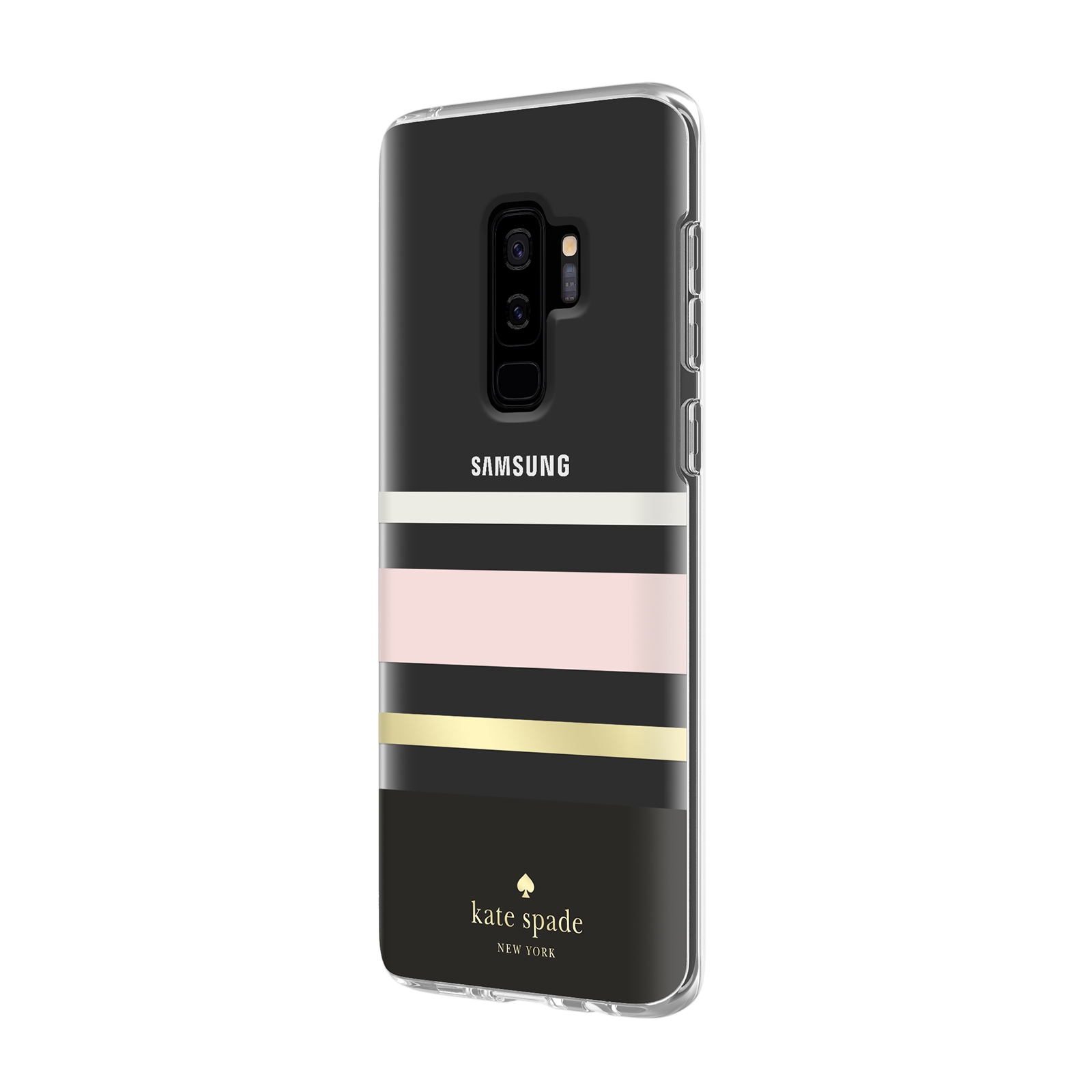 Thumbnail image of Kate Spade Protective Hardshell Case for Galaxy S9+, Charlotte Strip