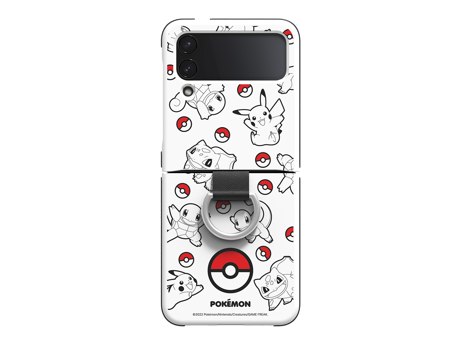 Pokémon Cover with Ring for Galaxy Z Flip4 Mobile Accessories - GP