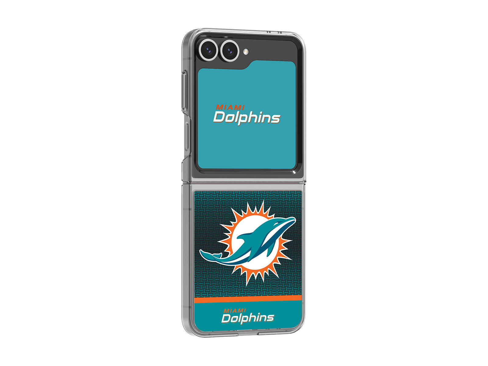 Thumbnail image of Miami Dolphins Galaxy Z Flip6 Flipsuit Case & Card