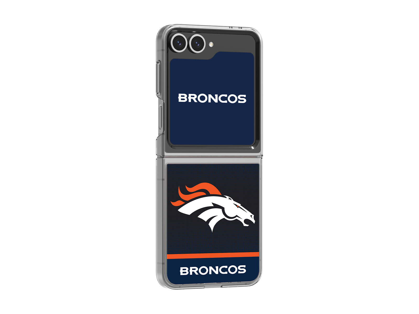 Thumbnail image of Denver Broncos Galaxy Z Flip6 and Galaxy Z Flip7 FE Flipsuit Case & Card