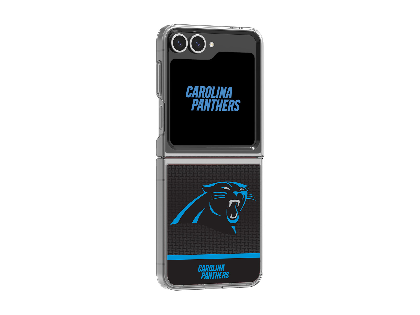 Thumbnail image of Carolina Panthers Galaxy Z Flip6 and Galaxy Z Flip7 FE Flipsuit Case & Card
