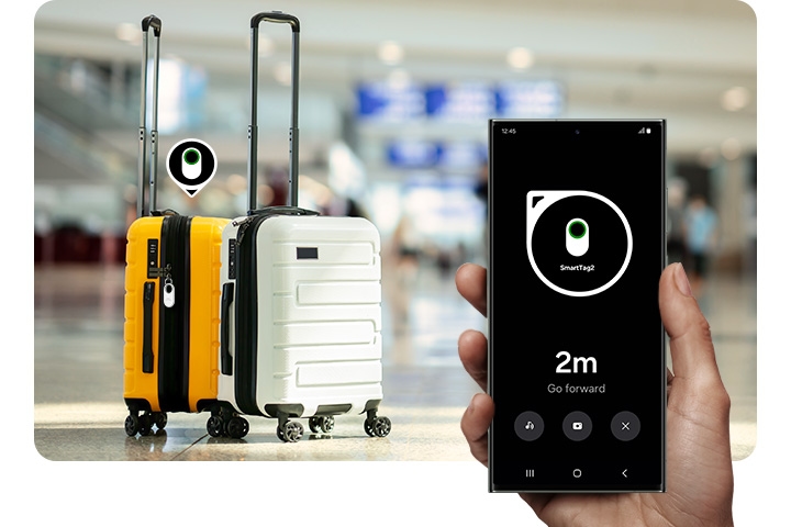  Samsung Galaxy SmartTag (2 Pack) Bluetooth Tracker & Item  Locator for Keys, Wallets, Luggage & More, (Oatmeal + Black) (International  Version) : Electronics