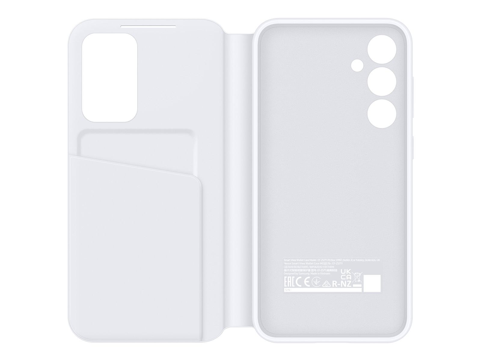Thumbnail image of Galaxy S23 FE Smart View Wallet Case, White