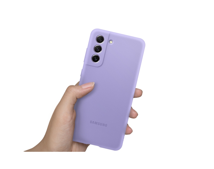 EF-PG990TVEGUS, Galaxy S21 FE 5G Silicone Cover, Lavender