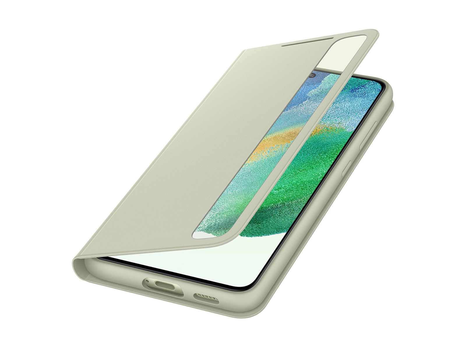 EF-ZG990CMEGUS | Galaxy S21 FE 5G View Cover, Olive | Samsung Business US