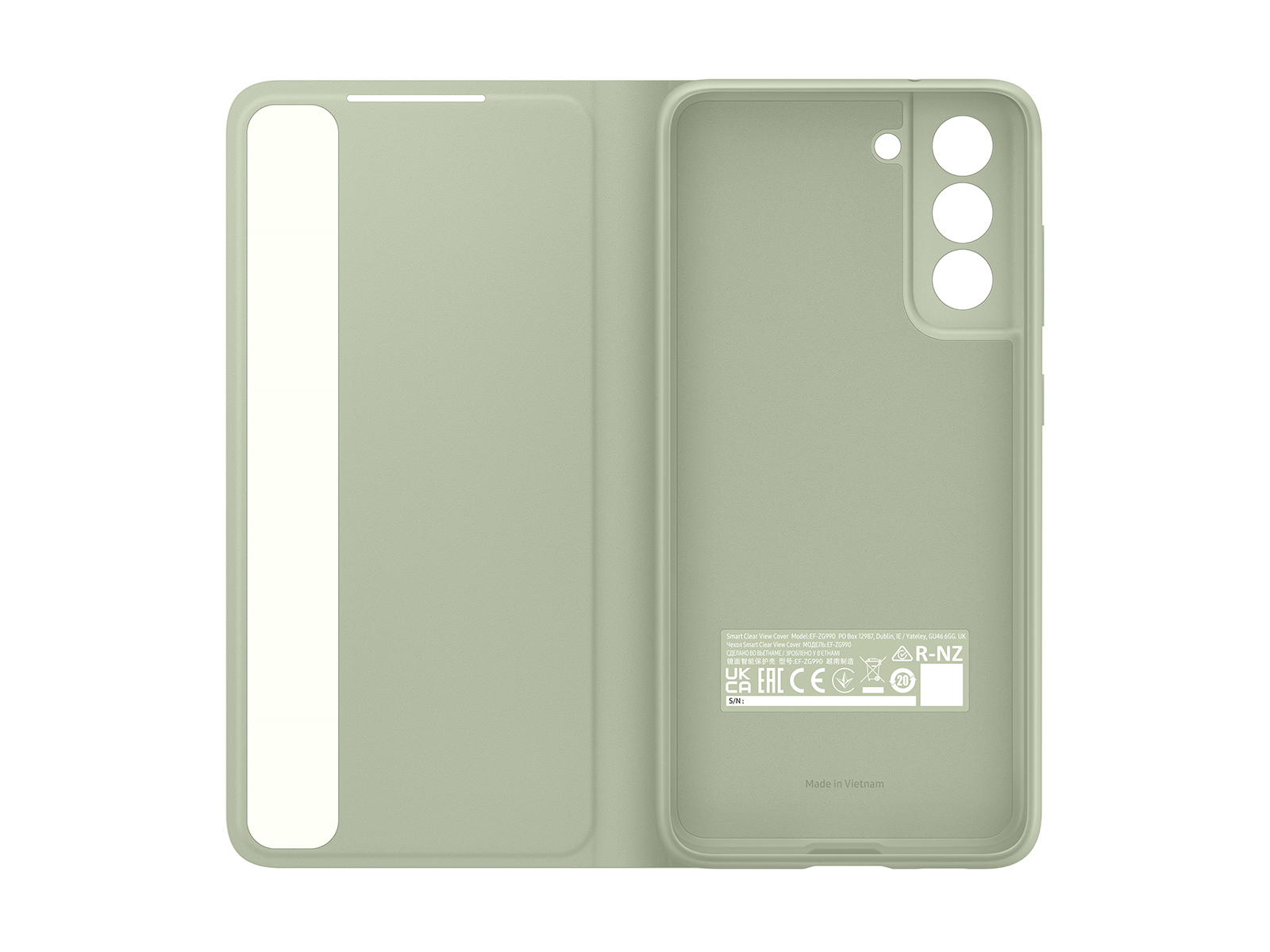 Thumbnail image of Galaxy S21 FE 5G S View Cover, Olive