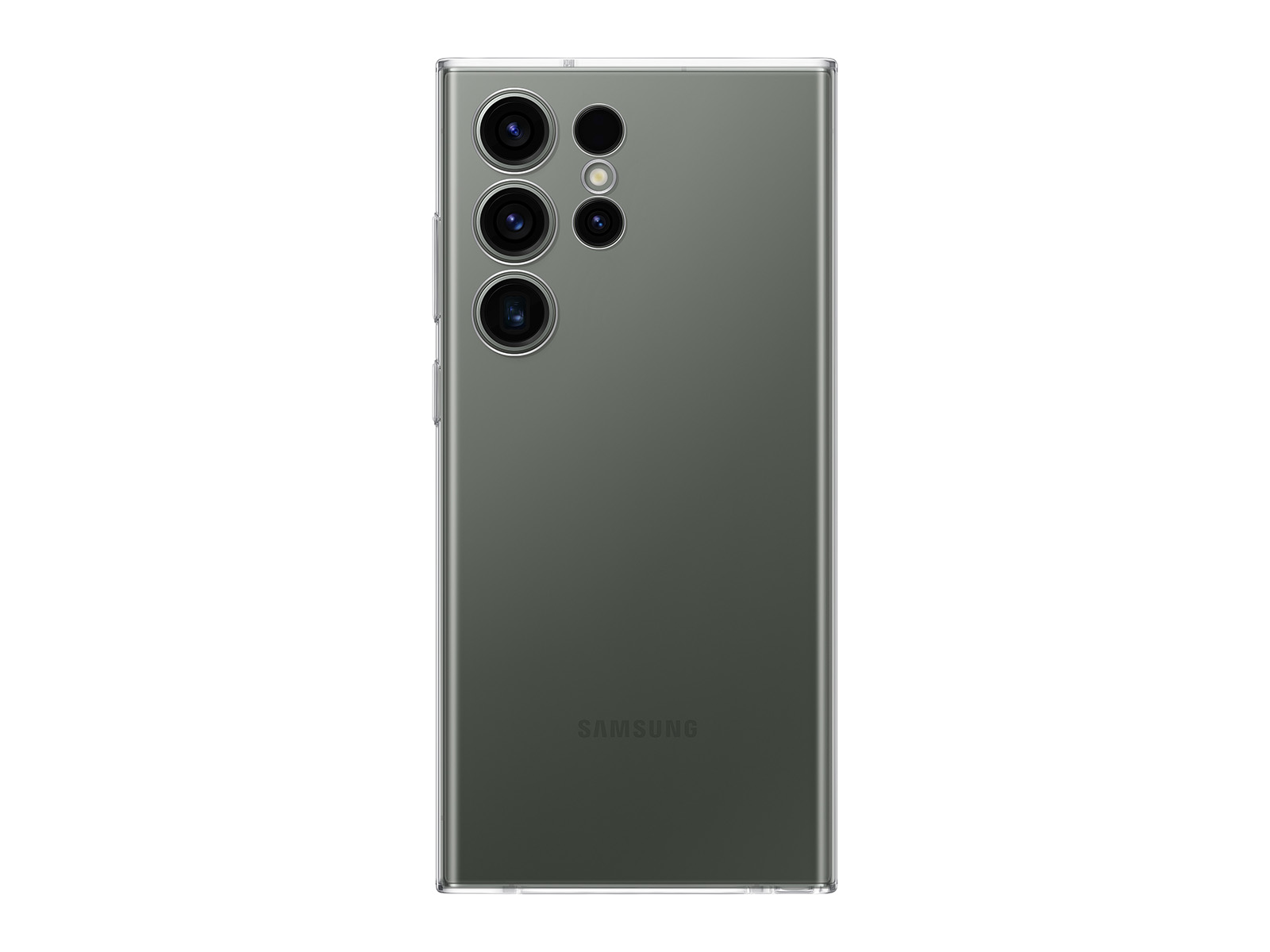 Samsung Funda Clear Strap Cover Transparente para Galaxy S21 FE