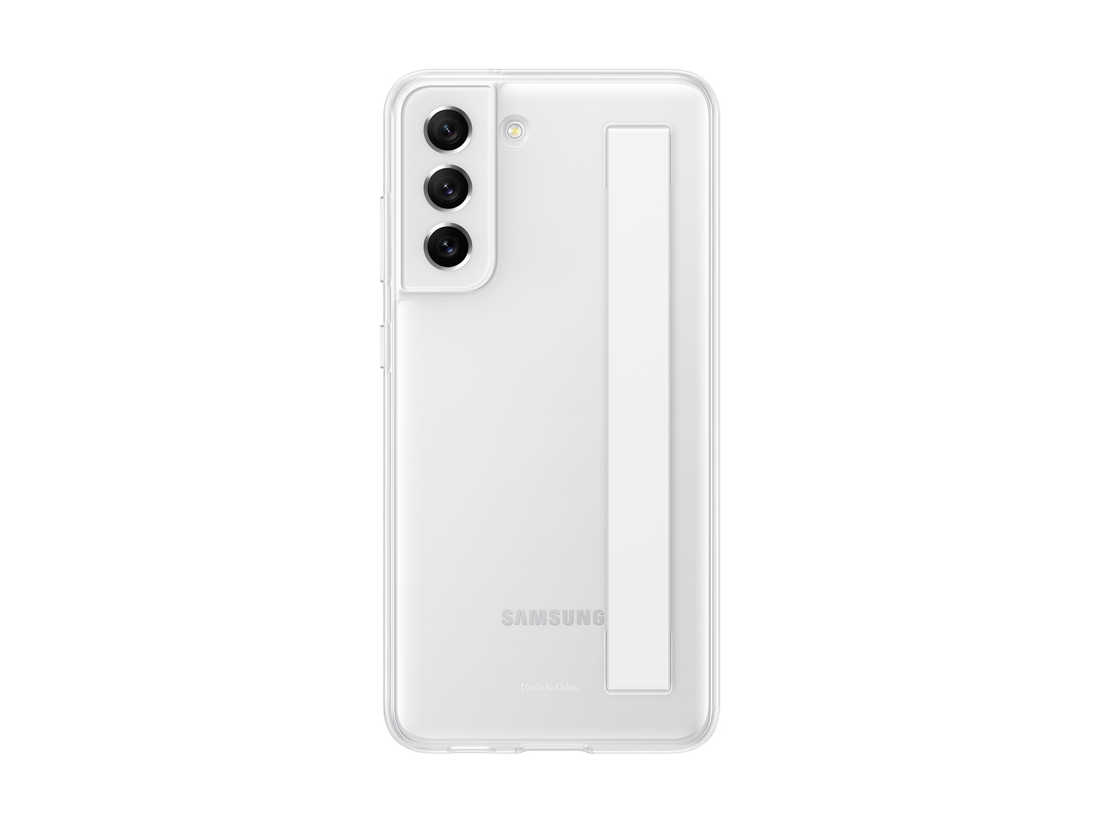 Thumbnail image of Galaxy S21 FE 5G Clear Slim Strap Cover, White