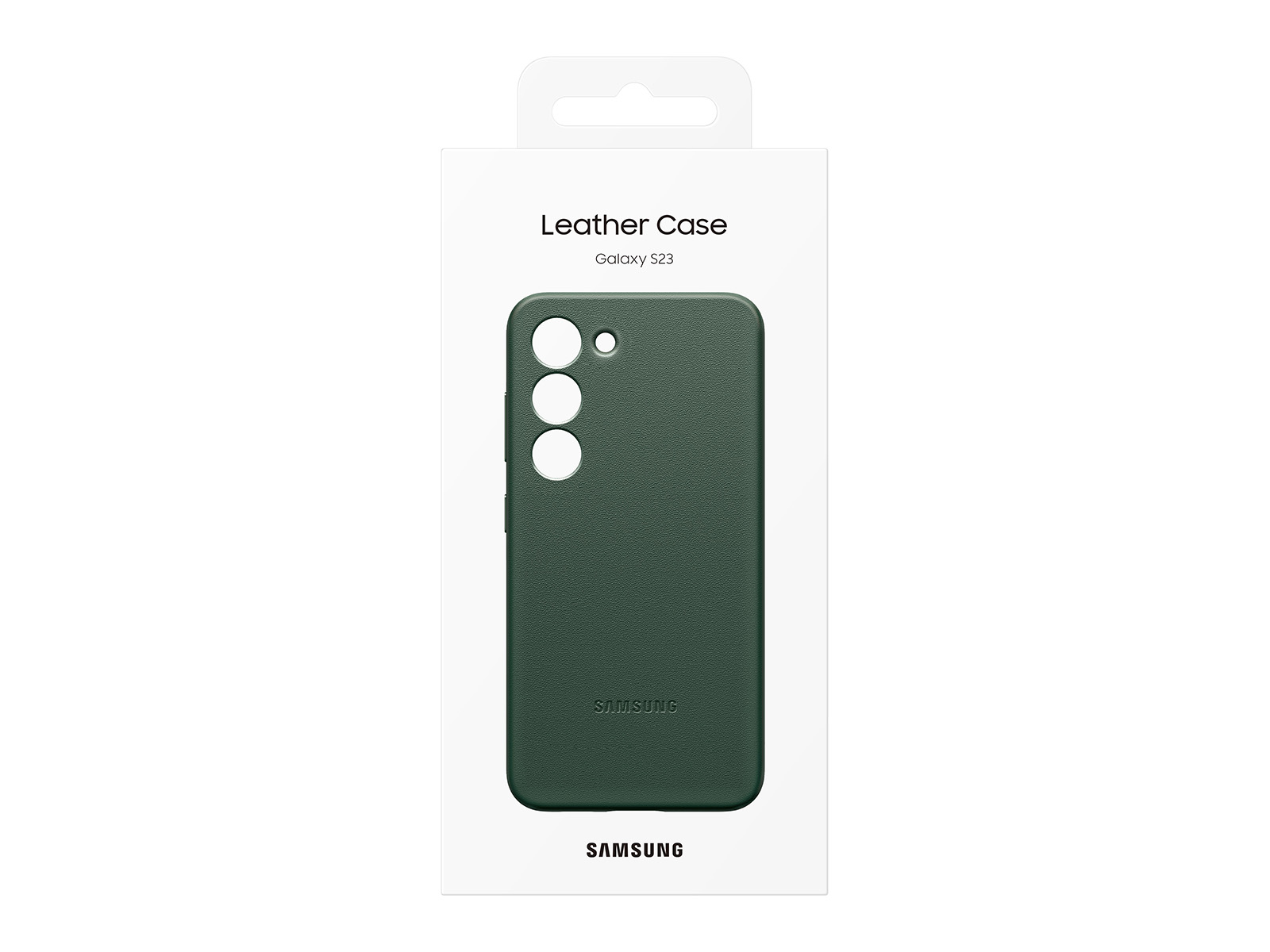 Galaxy S23 Ultra Leather Case, Black Mobile Accessories - EF