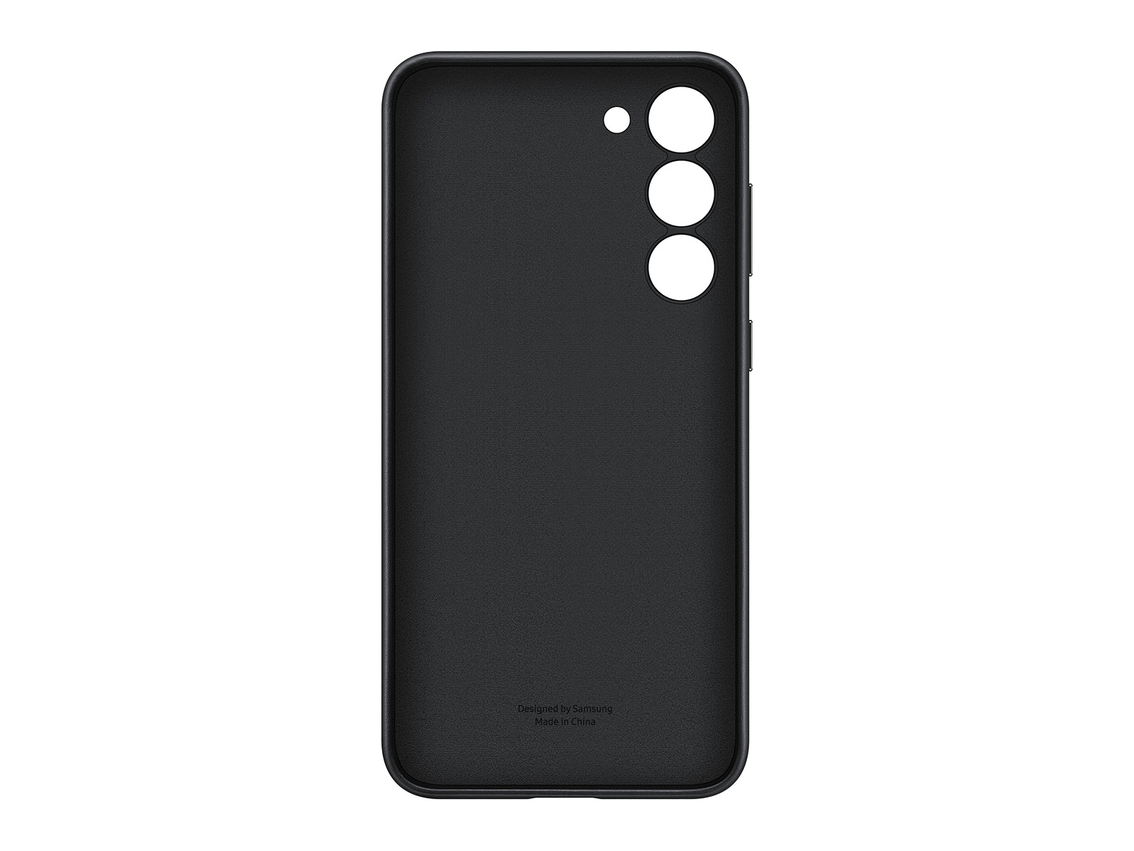 Samsung Galaxy S23 Ultra Luxury Brand Logo Leather Case Black – Season Made