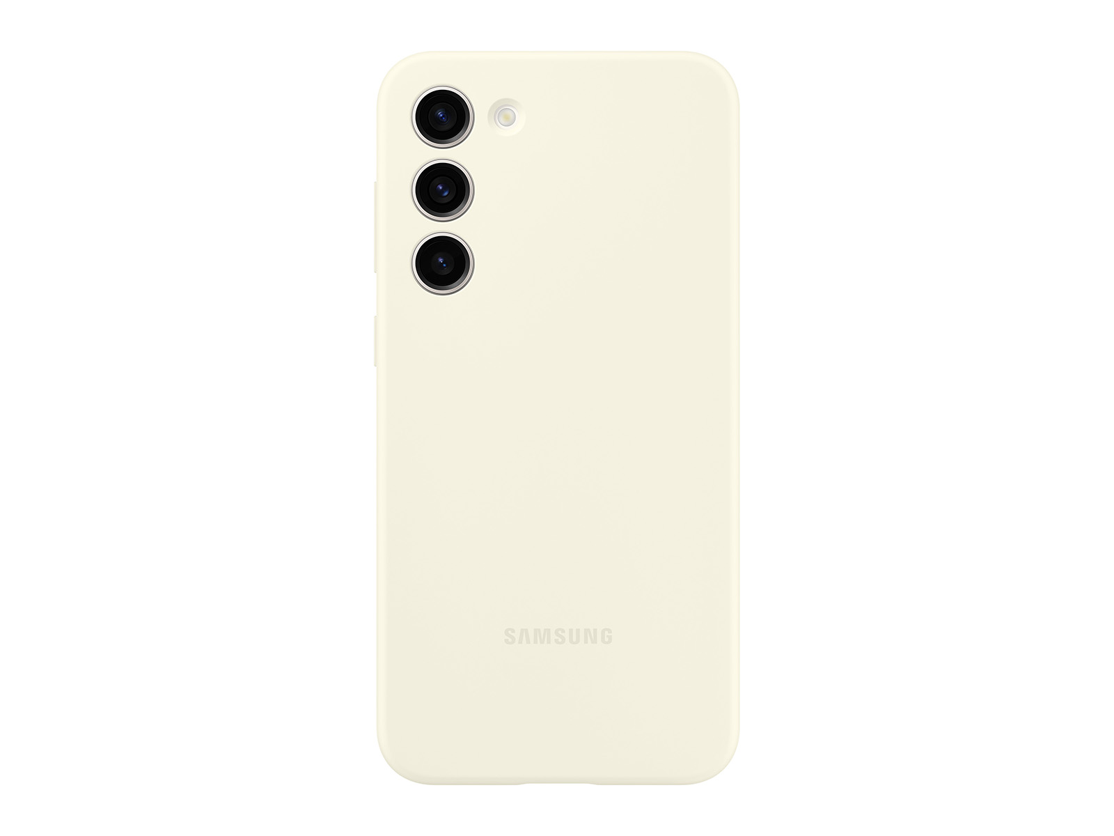 Galaxy S23+ Silicone Case, Cream