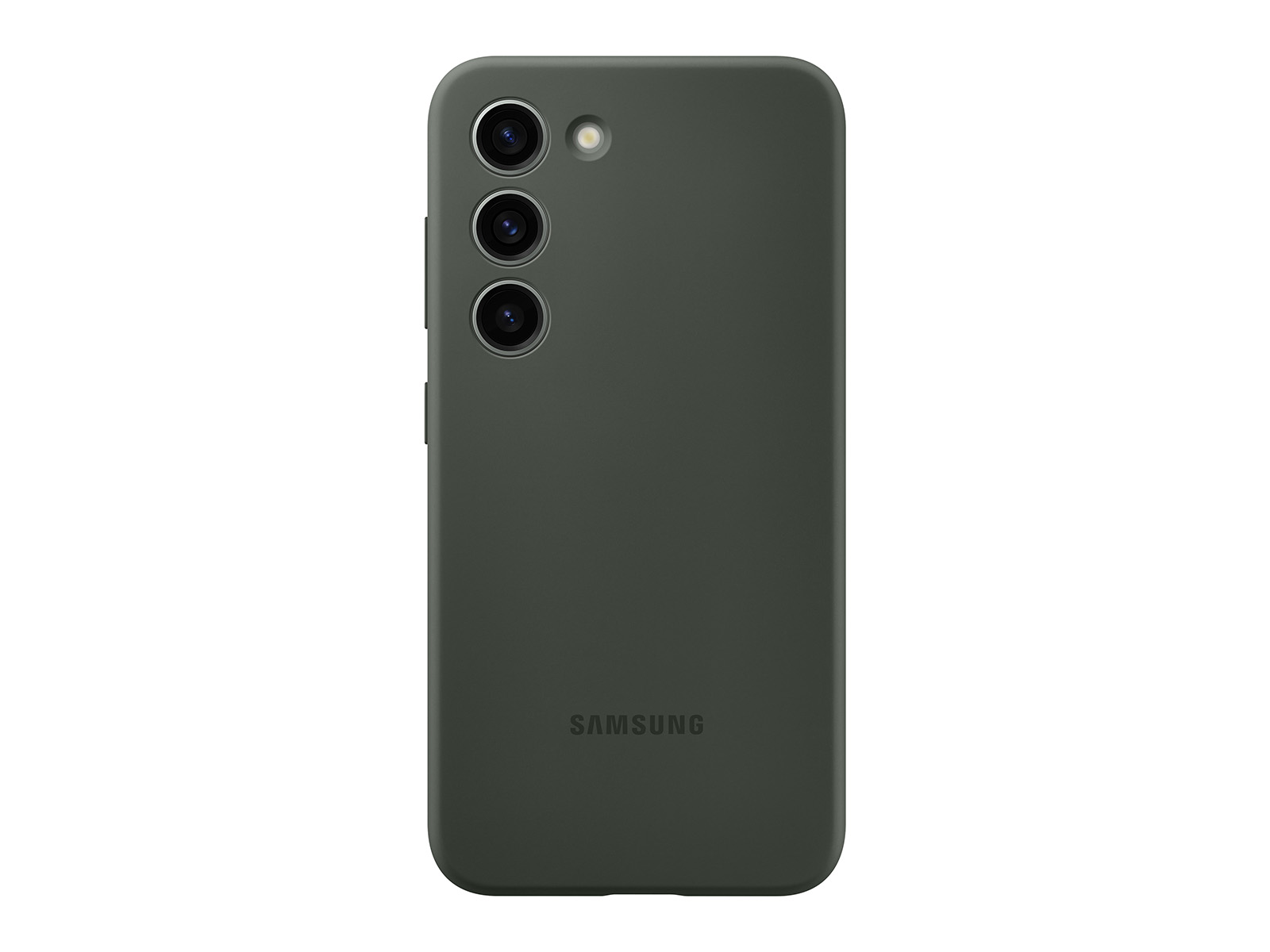 Samsung Galaxy S23 Ultra funda silicona (verde oscuro) 