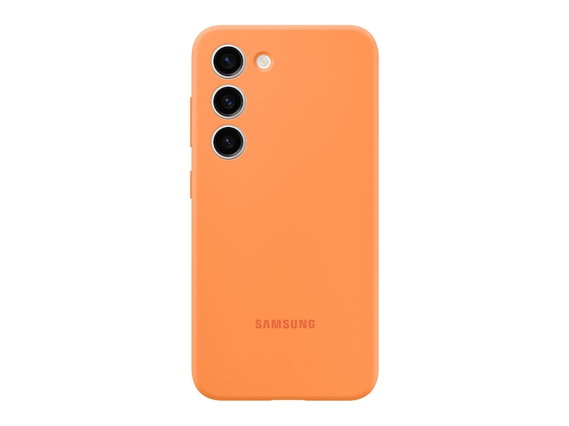 EF-PS911TOEGUS, Galaxy S23 Silicone Case, Orange