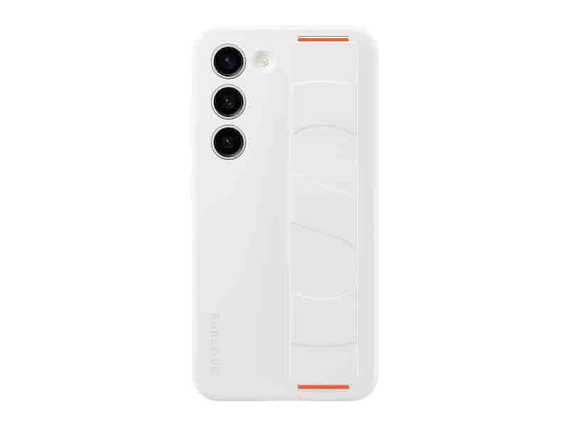 Galaxy S23 Silicone Grip Case, White