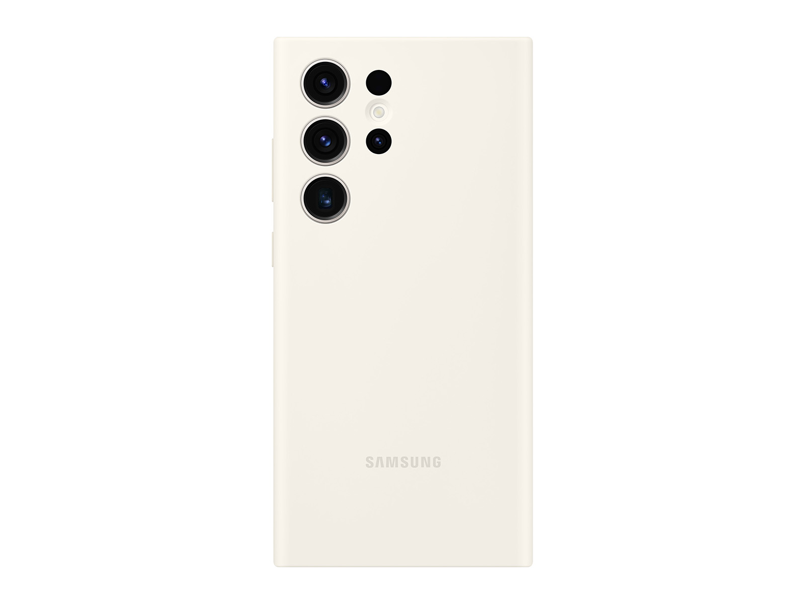 Galaxy S23 Ultra Silicone Case, Cream Mobile Accessories - EF