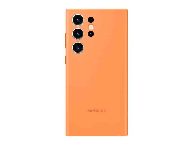 Galaxy S23 Ultra Silicone Case, Orange