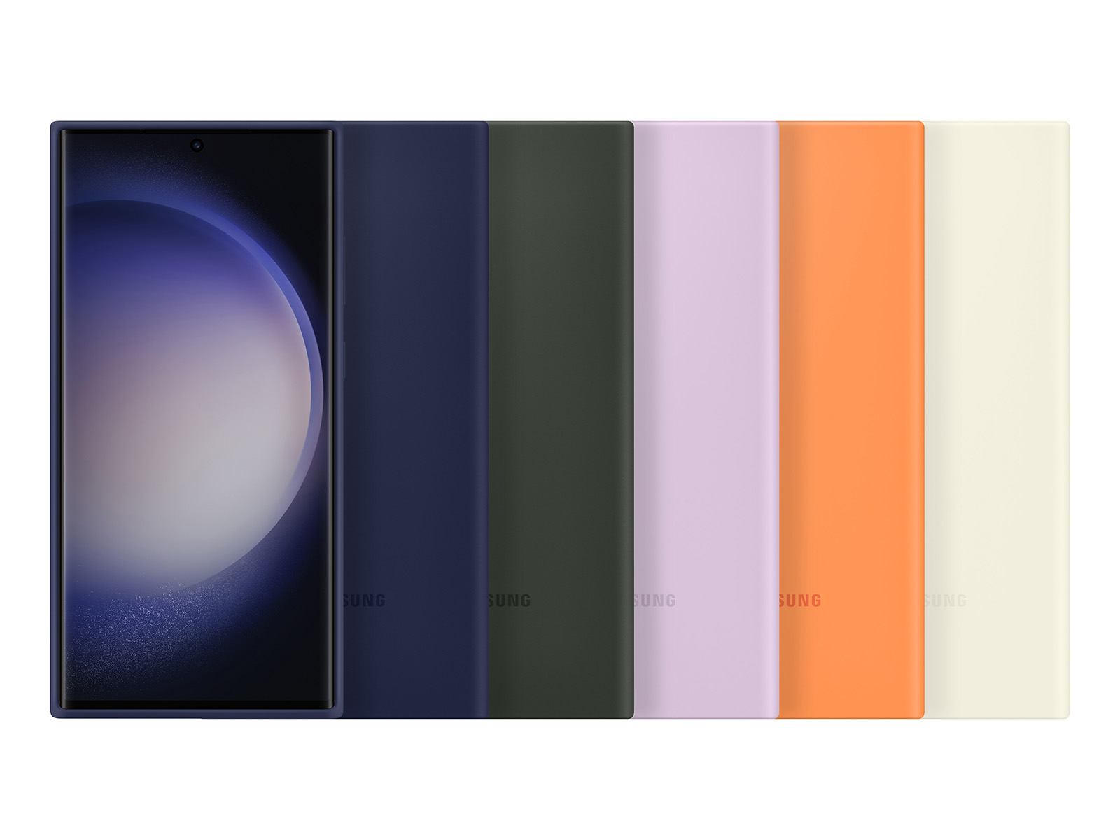 Galaxy S23 Ultra Silicone Case, Orange Mobile Accessories - EF-PS918TOEGUS