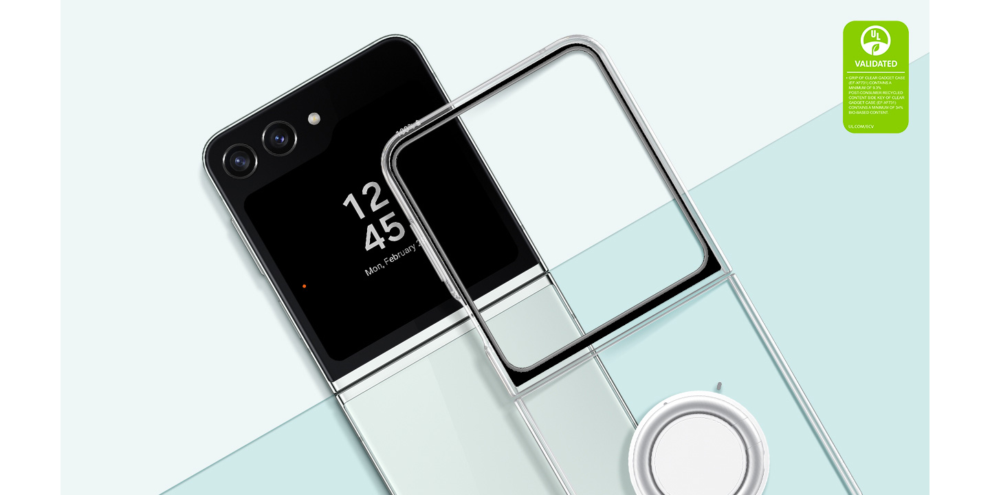 1 PC1 - Samsung Galaxy Z Flip5 Clear Gadget Case