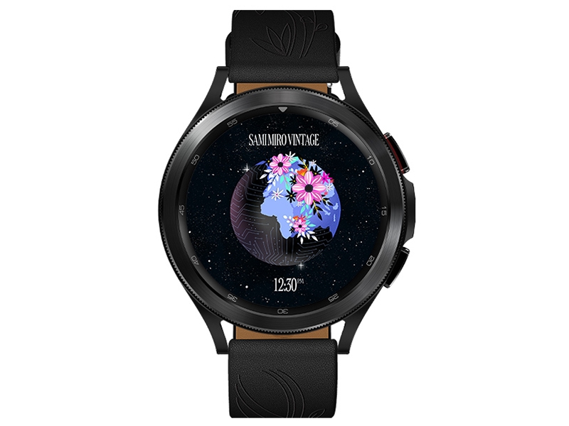 Thumbnail image of Galaxy Watch4, Galaxy Watch4 Classic, Sami Miró Fruit Skin Band, S/M, Midnight