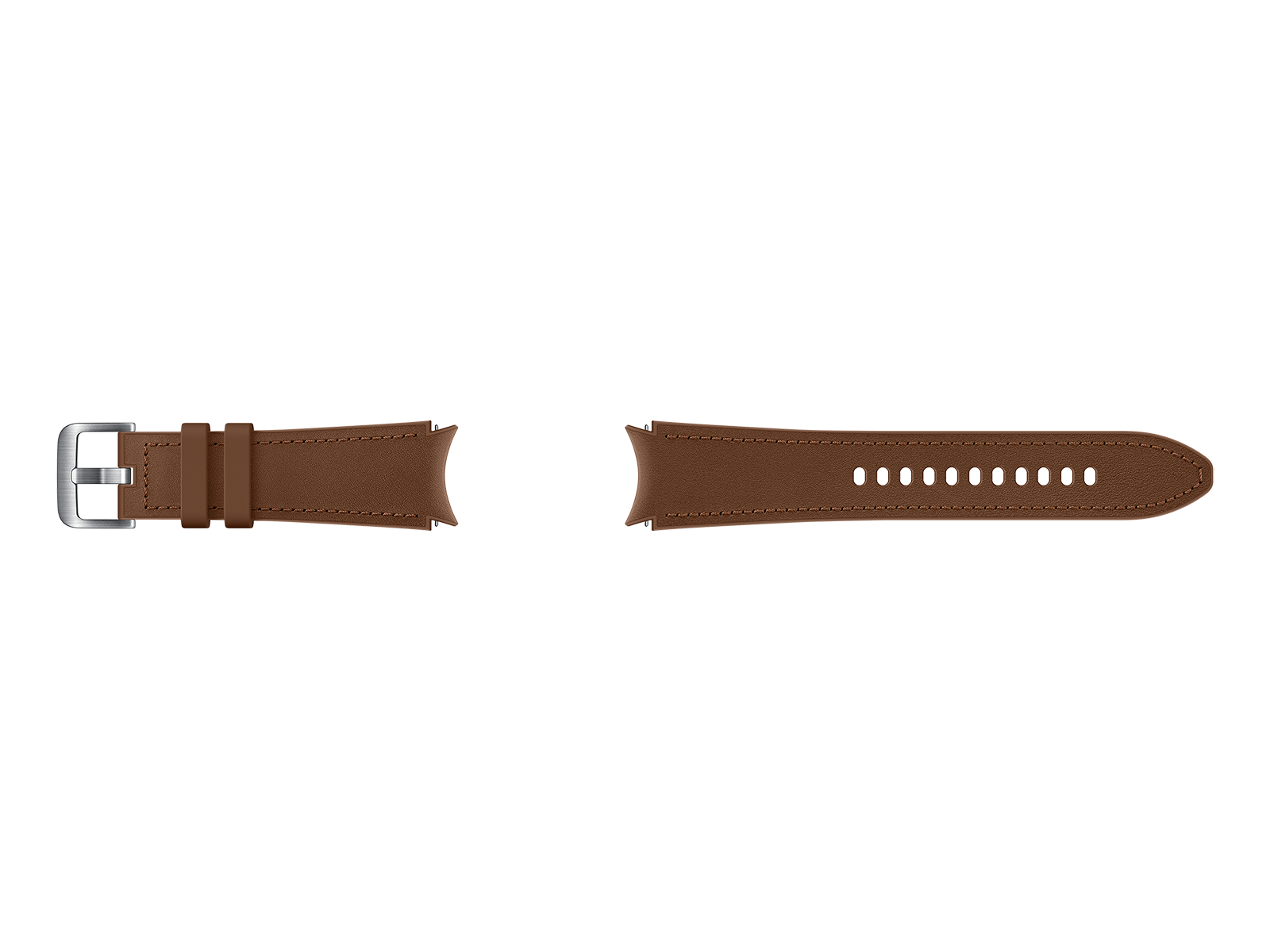 Samsung Galaxy Watch D-Buckle Hybrid Eco-Leather Band M/L Etoupe