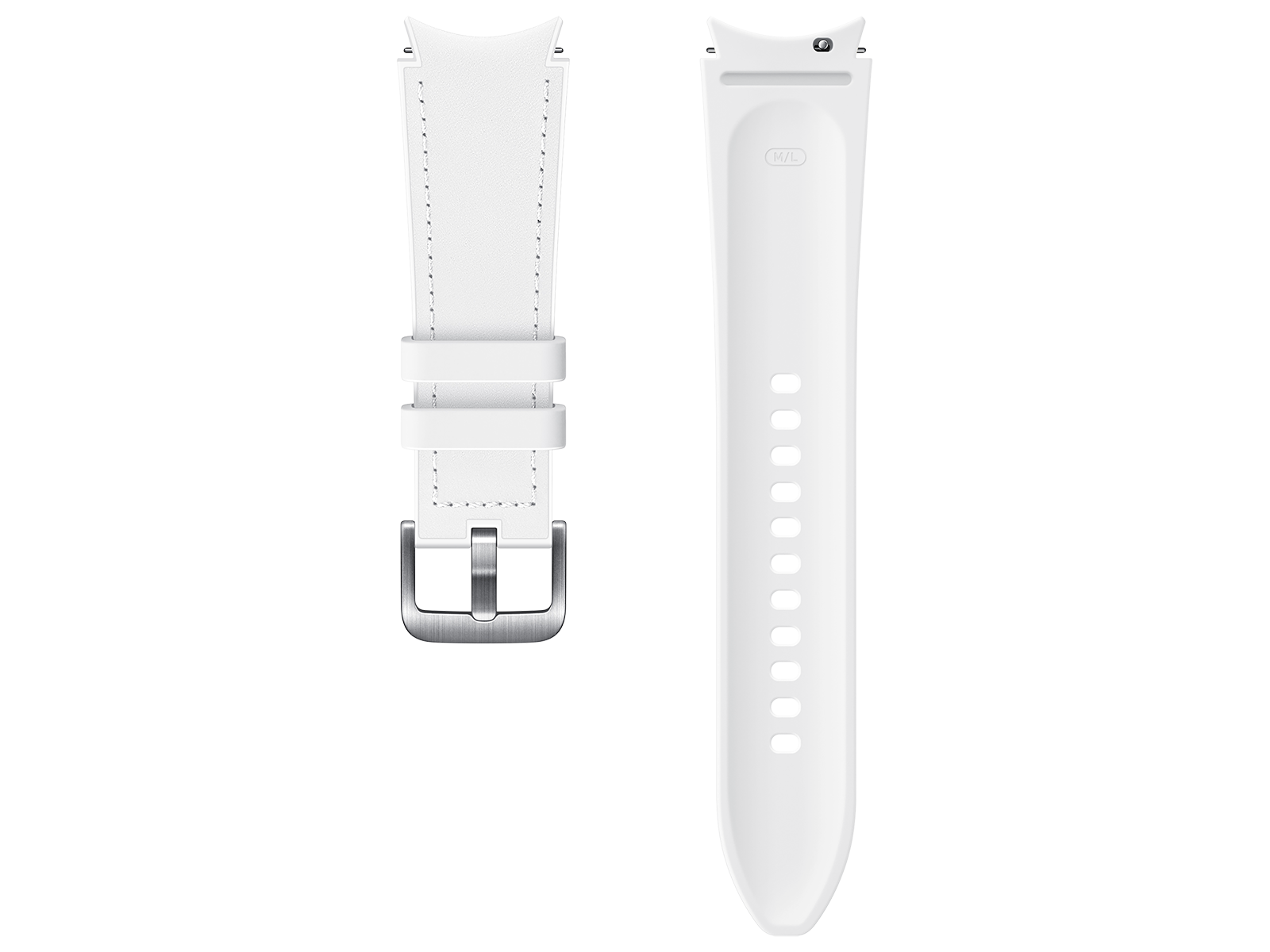 Thumbnail image of Galaxy Watch Hybrid Leather Band, M/L, White