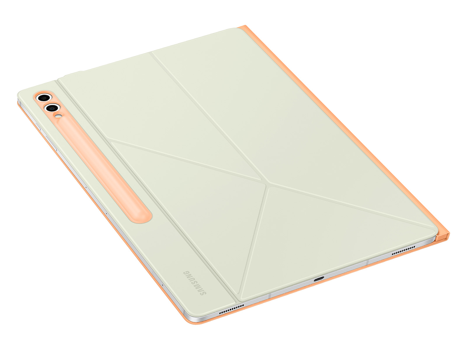 SamsungUS/home/mobile/mobile-accessories/tablets/09242024/ef-bx910poeguj/EF-BX910POEGUJ_SDSAC-8170-Tab-S10-Ultra_Smart-Book-Cover_Orange_005_Dynamic1_RGB-1600x1200.jpg