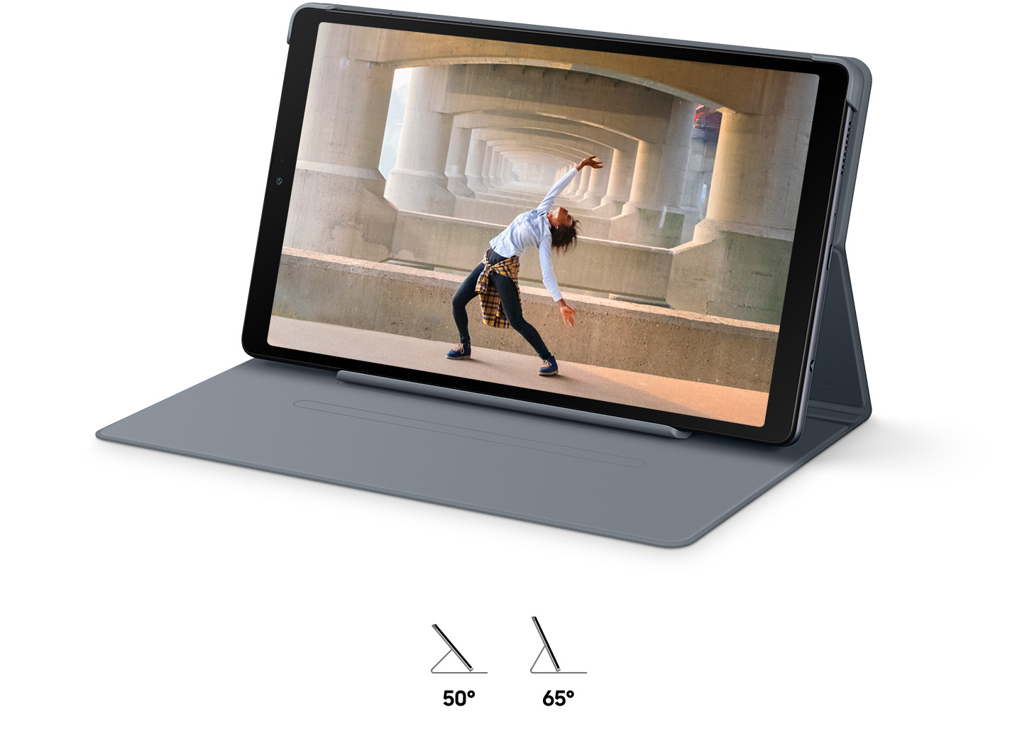 Gymnast Paine Gillic fuldstændig Galaxy Tab A7 Lite Book Cover, Silver Mobile Accessories - EF-BT220PSEGUJ |  Samsung US