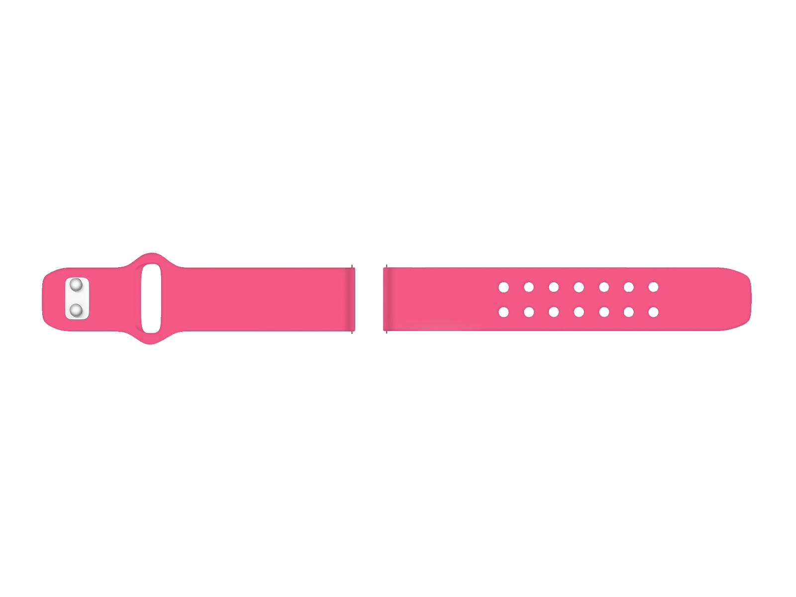 Thumbnail image of Quick Change Silicone Sport Watch Band, 20mm, Pink